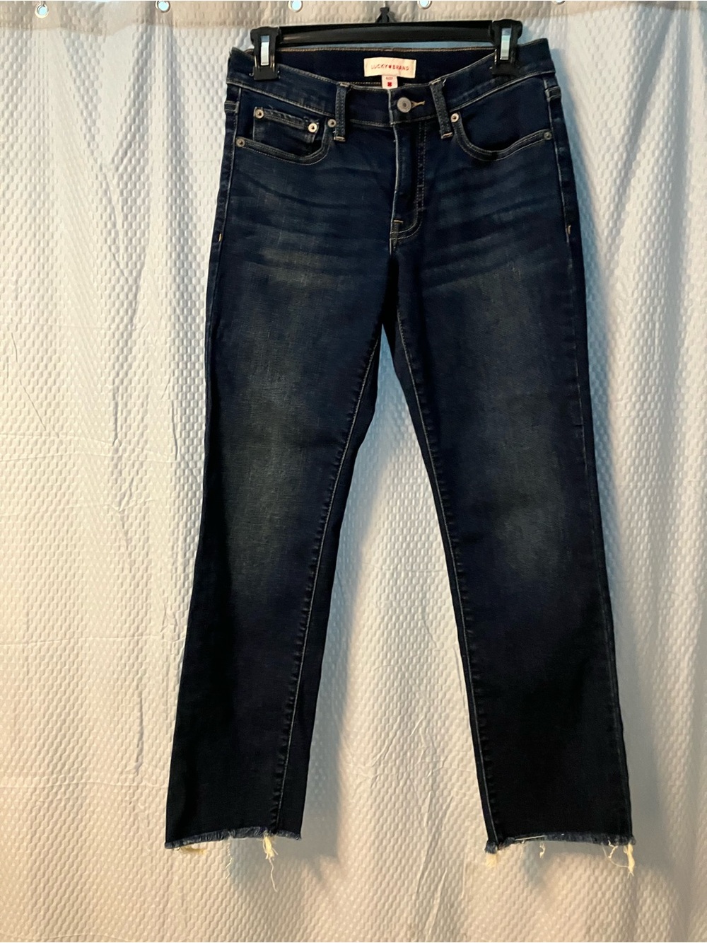 Lucky Brand Women's Straight Leg Jeans in Dark Indigo